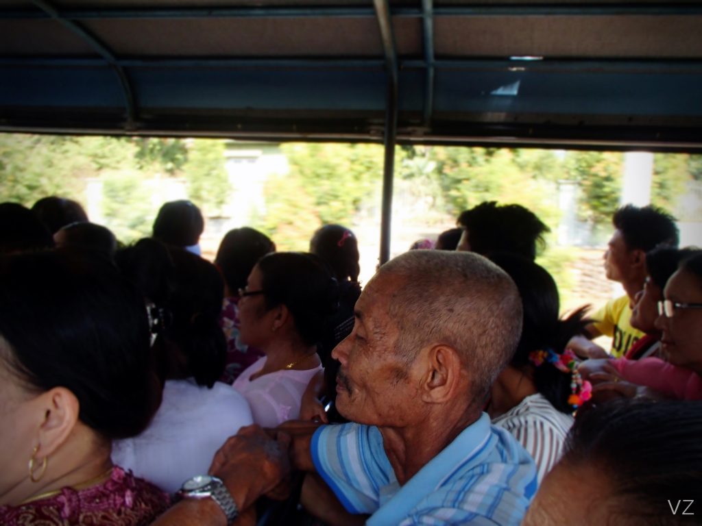 Tranportasi umum ke Golden Rock Myanmar
